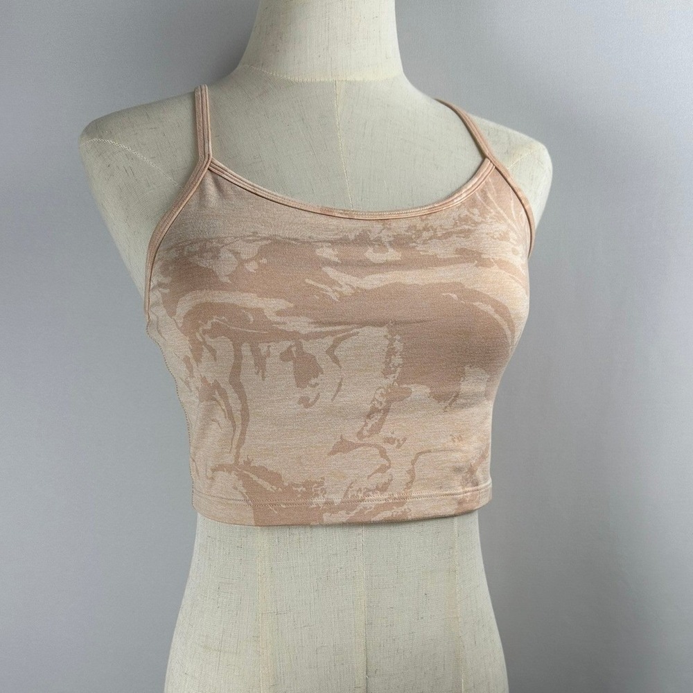 OFFLINE by Aerie The Hugger Recharge Tank Women S Tan Camo Athleisure Yoga